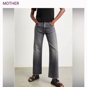 Mother The Rambler Zip Flood jeans